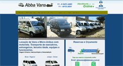 Desktop Screenshot of abbavans.com.br